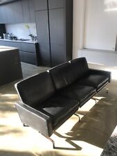 1x “POUL KJAERHOLM” REPRODUCTION MID CENTURY DANISH  SOFA 3 SEATER LEATHER