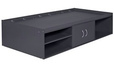 Freddie Cabin Bed Frame - Anthracite | Grey Kids Storage Bed Frame with Drawers