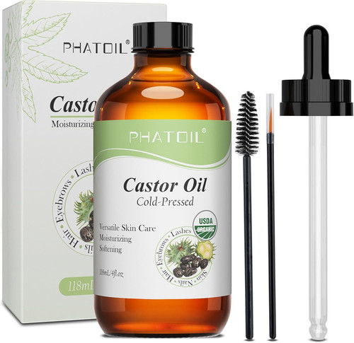 Organic castor oil 118ml cold - castor,
