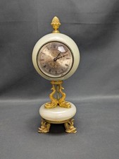 Xavier of London Vintage Onyx Clock On Gilded Brass Fish Supports Spares Repair