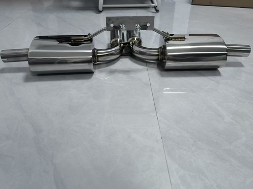 Stainless steel dual backbox - stainless,