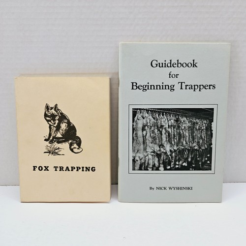 Vintage trapping books - trapping,
