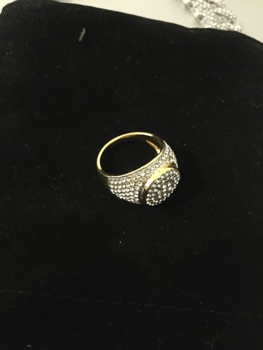Iced out gold plated hip - gold,