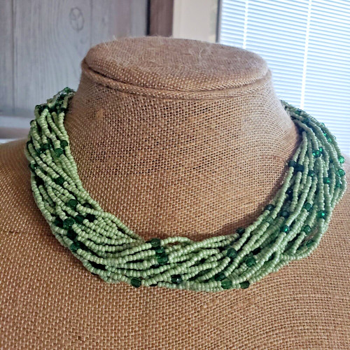 African zulu strand bead - zulu-,
