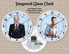 20cm Tempered Glass Clock