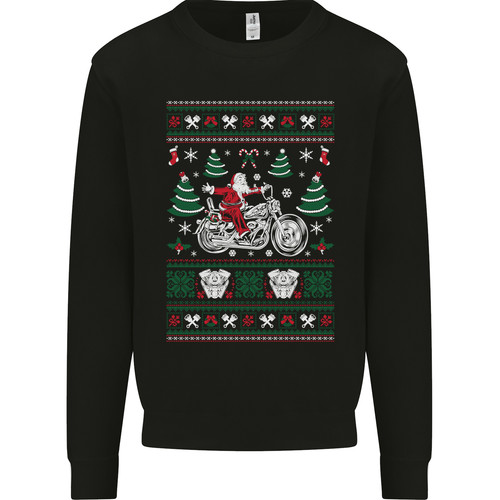 Christmas biker santa - christmas,