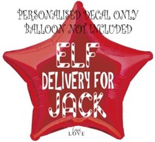 PERSONALISED ELF STICKER