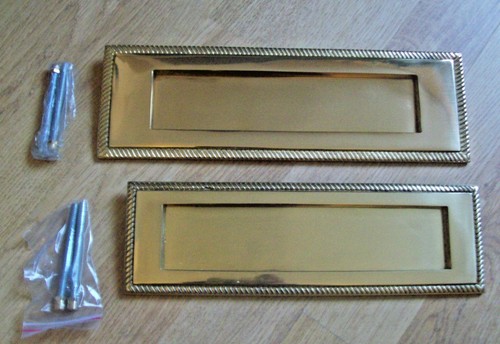 Georgian polished brass solid - polished,