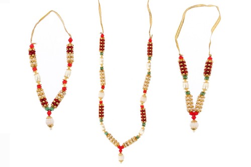 Beaded flower haar - beaded, mala