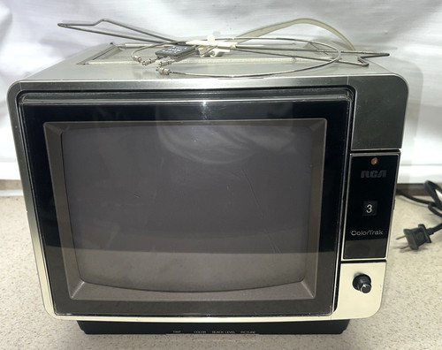 Vintage rca colortrak crt - crt, tv