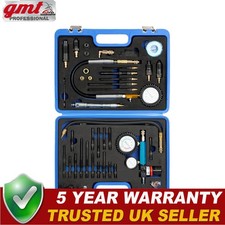 46Pcs Engine Compression Test Kit Gasoline and Diesel Engines UK for HDi, TDCi