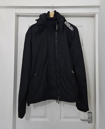 Superdry black windcheater - black,