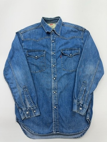 Levi men denim - jacket, blue