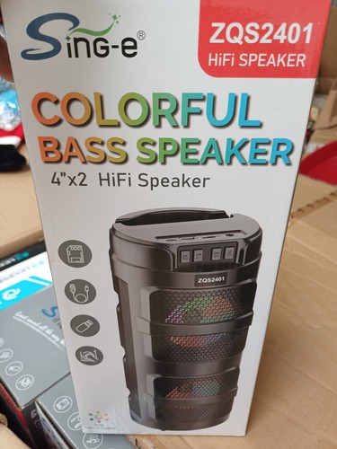 Colorful bass seaker x - 4", 2