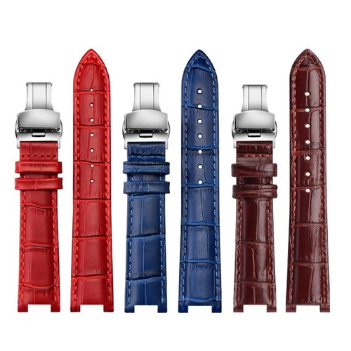 Cowhide leather watch strap - cowhide,