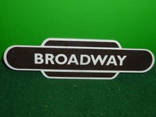 British Railways Totem Station Sign Fridge Magnet Highley