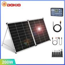 DOKIO 200w 18V glass foldable