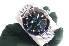 Breitling Superocean Heritage II Green AB2020 46 mm Stainless Steel Men's Watch