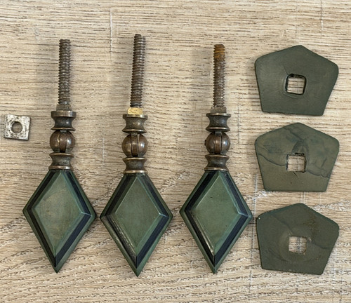 Art deco green - green, bakelite