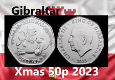 Gibraltar coin 50p pence 2023