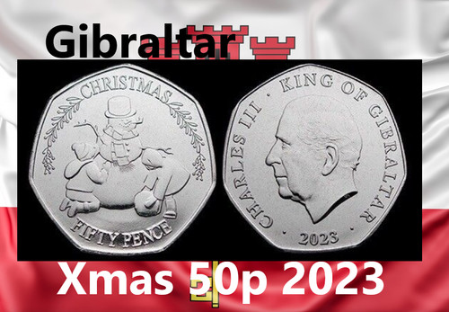 Gibraltar coin 50p - , pence