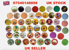 10 X JAM JAR CAP LIDS TWIST