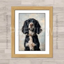 Cocker Spaniel print. by L