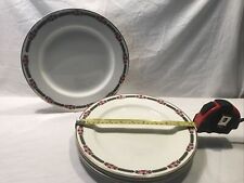 VINTAGE WEDGWOOD IMPERIAL PORCELAIN ENGLAND 5 x DINNER PLATES 10.25” ACROSS
