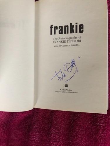 Frankie dettori signed - frankie,