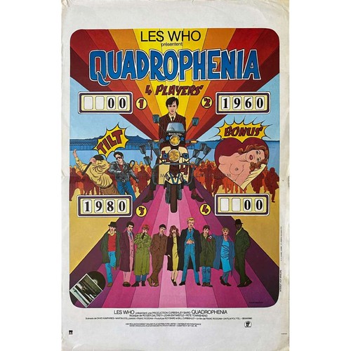 Quadrophenia rare movie poster - quadrophenia,