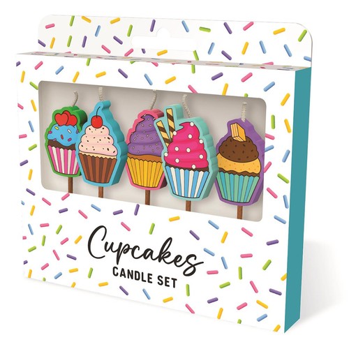 Cupcake girls birthday - girls, candles