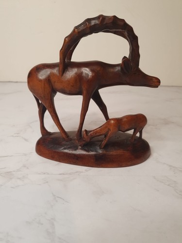 Dark wood hand carved - wood,