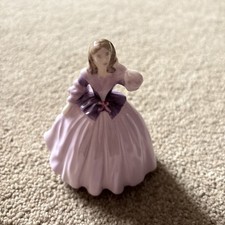 Coalport miniature lady - miniature,