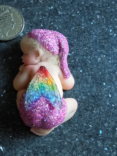 Handmade baby fairy ooak - fairy,