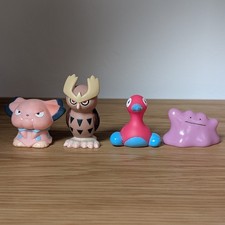 Snubbull Noctowl Porygon 2 Ditto- Bandai Pokémon Kids Figure Finger Puppet