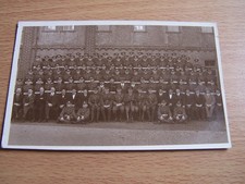 Group Soldiers in Uniform Military Vintage RP Postcard Dignitaries in Front Row