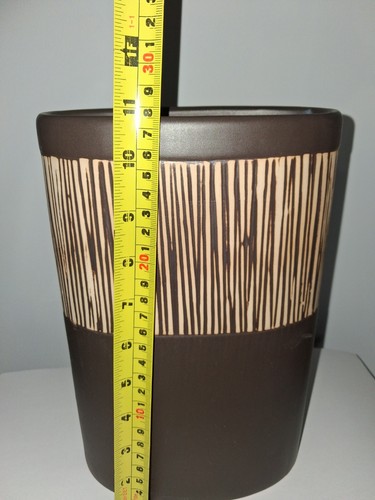 Brown mid century - century, pottery
