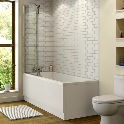Straight square bath - straight,