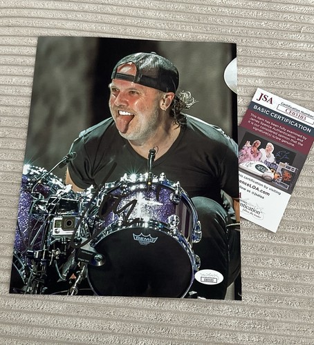 Lars ulrich signed 8x10 - 🔥,