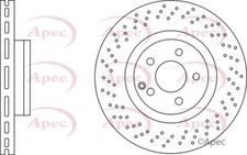Apec Brake Disc Front Single