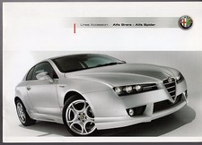 Alfa Romeo Brera & Spider Accessories 2007-08 UK Market Sales Brochure
