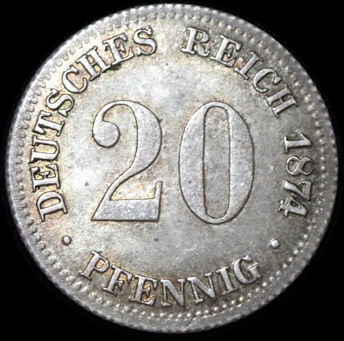 German empire pfennig 1874 - german, 20