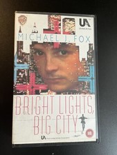 Bright Lights, Big City (VHS) 1988 Big Box, Michael J. Fox, Kiefer Sutherland