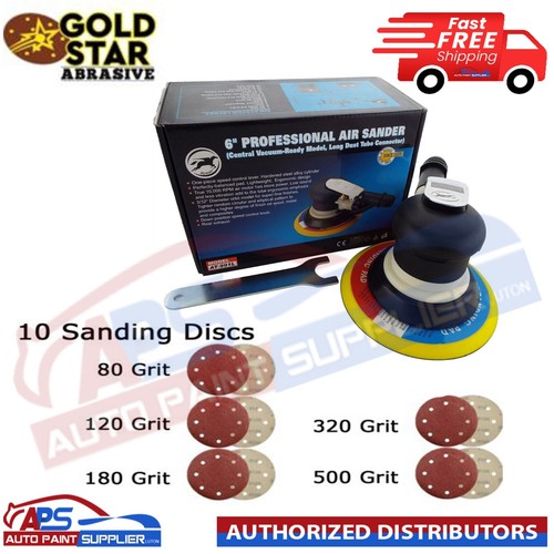 Palm air sander random - palm, 6"