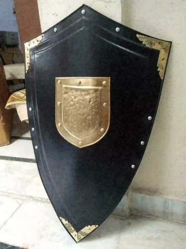 Medieval heater steel knight - heater,