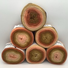 Papatya Angora Knitting Crochet Yarn 6X200g  Balls - As Pictured A613