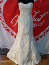 Wedding dress size 10 ivory silk Justin Alexander, check measurements, H
