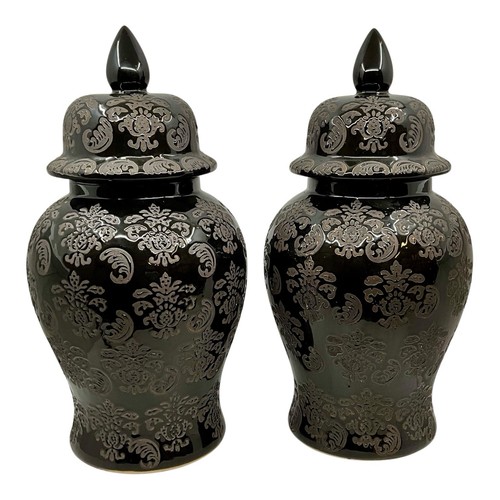 Pair large glazed ginger - pair,