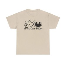 Peace love drums - peace, t-shirt