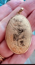 9k gold locket, large size 